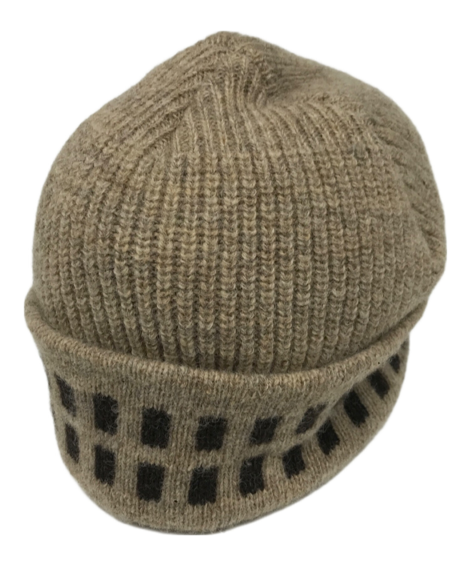 中古・古着通販】NOROLL (ノーロール) ニット帽 ベージュ｜ブランド