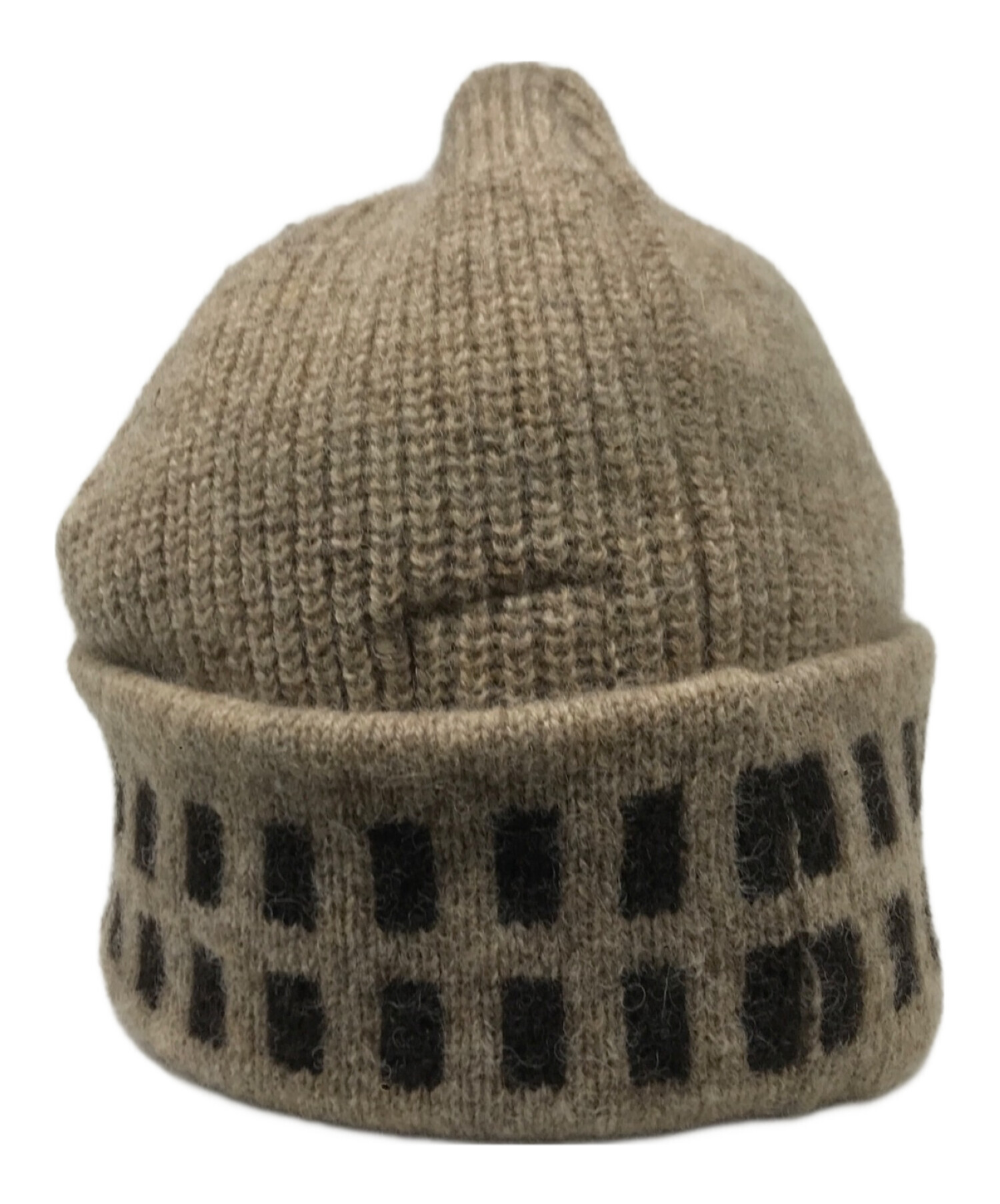 中古・古着通販】NOROLL (ノーロール) ニット帽 ベージュ｜ブランド