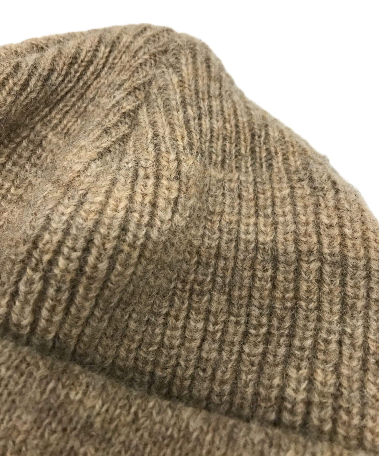 中古・古着通販】NOROLL (ノーロール) ニット帽 ベージュ｜ブランド