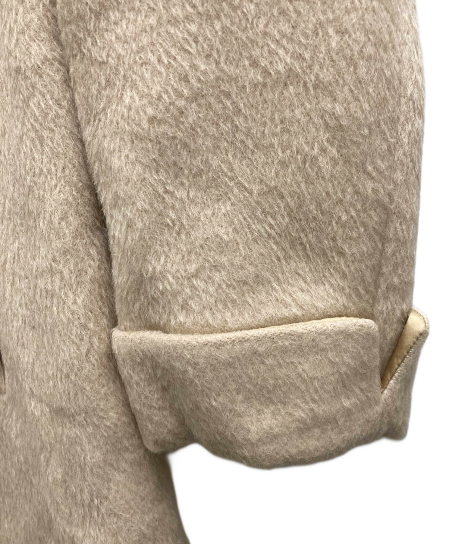 中古・古着通販】MaxMara (マックスマーラ) アルパカ混シャギーコート