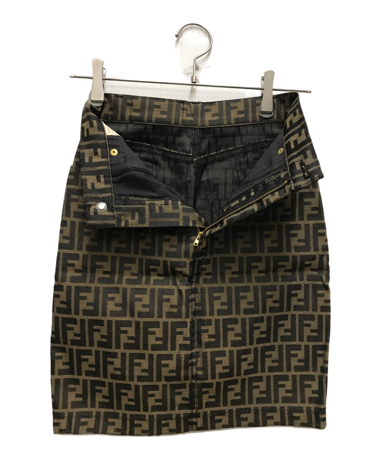 中古・古着通販】FENDI JEANS (フェンディ ジーンズ) ズッカ柄スカート