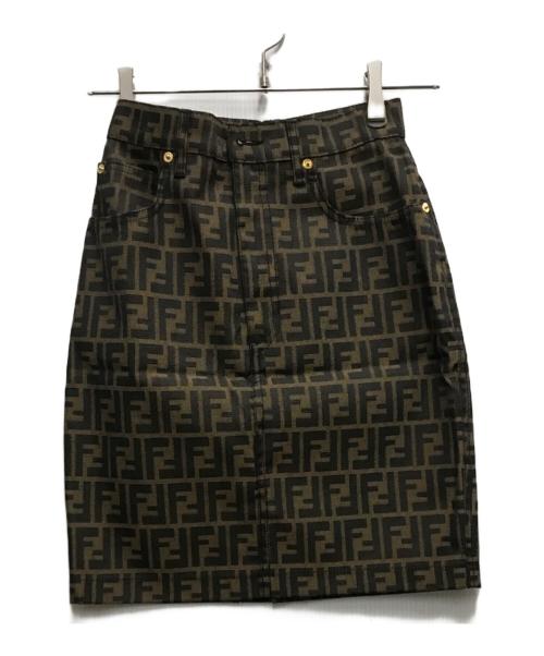 中古・古着通販】FENDI JEANS (フェンディ ジーンズ) ズッカ柄スカート