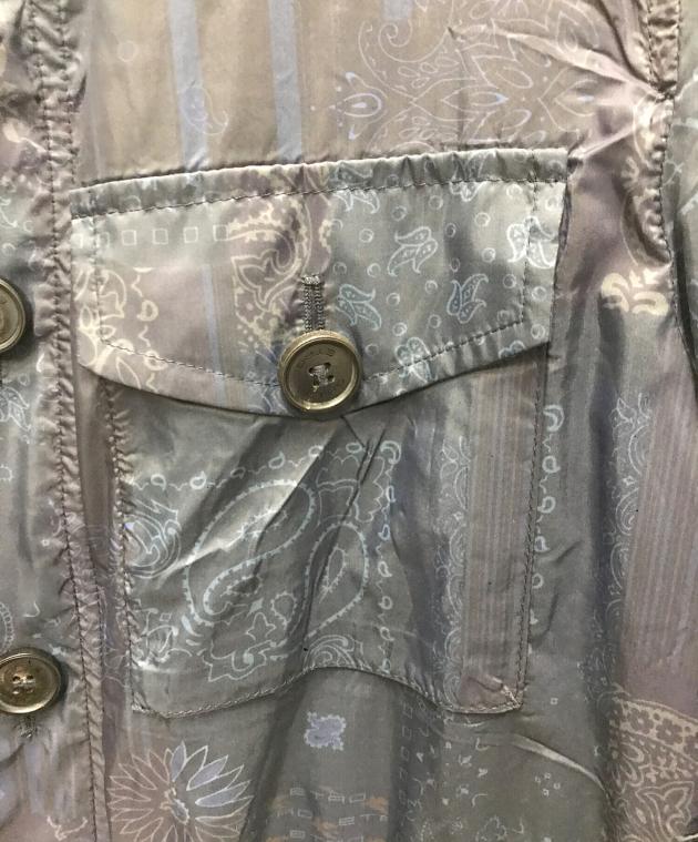 近年 極美品 ETRO ナイロン ミリタリー ジャケット ペイズリー S 中古・古着通販】ETRO (エトロ) ペイズリー柄ナイロンジャケット