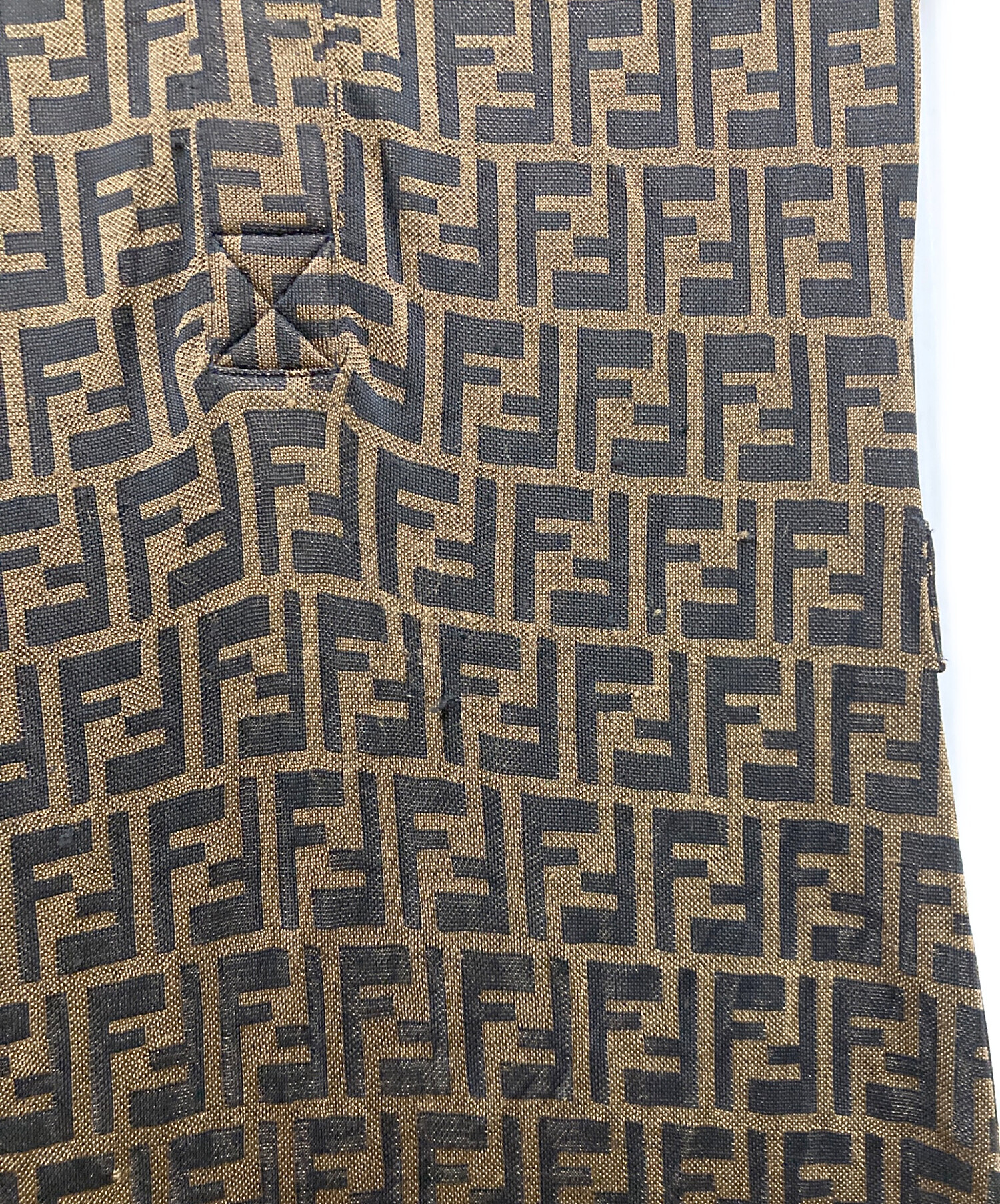 中古・古着通販】FENDI (フェンディ) ズッカ柄ポロシャツワンピース