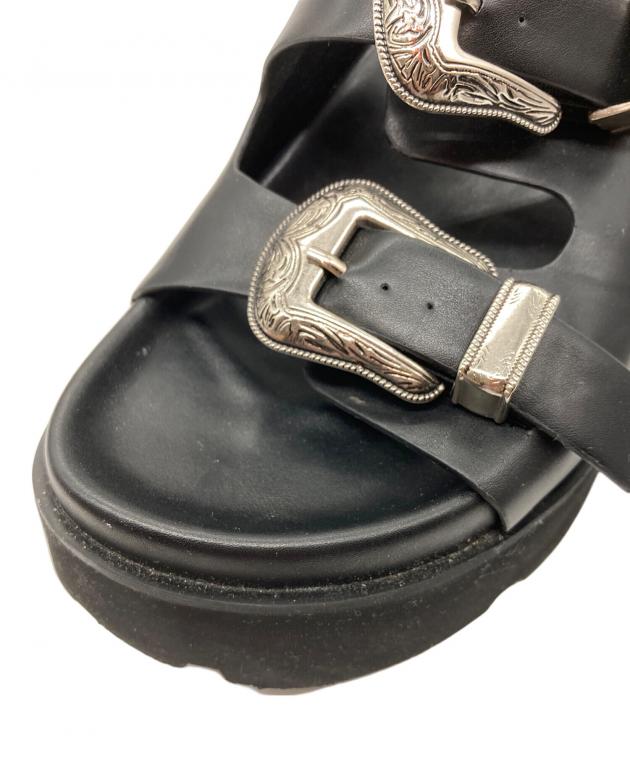 美品・箱あり　AMERI MEDI WESTERN BUCKLE SANDALS 中古・古着通販】AMERI (アメリ) MEDI WESTERN BUCKLE SANDALS