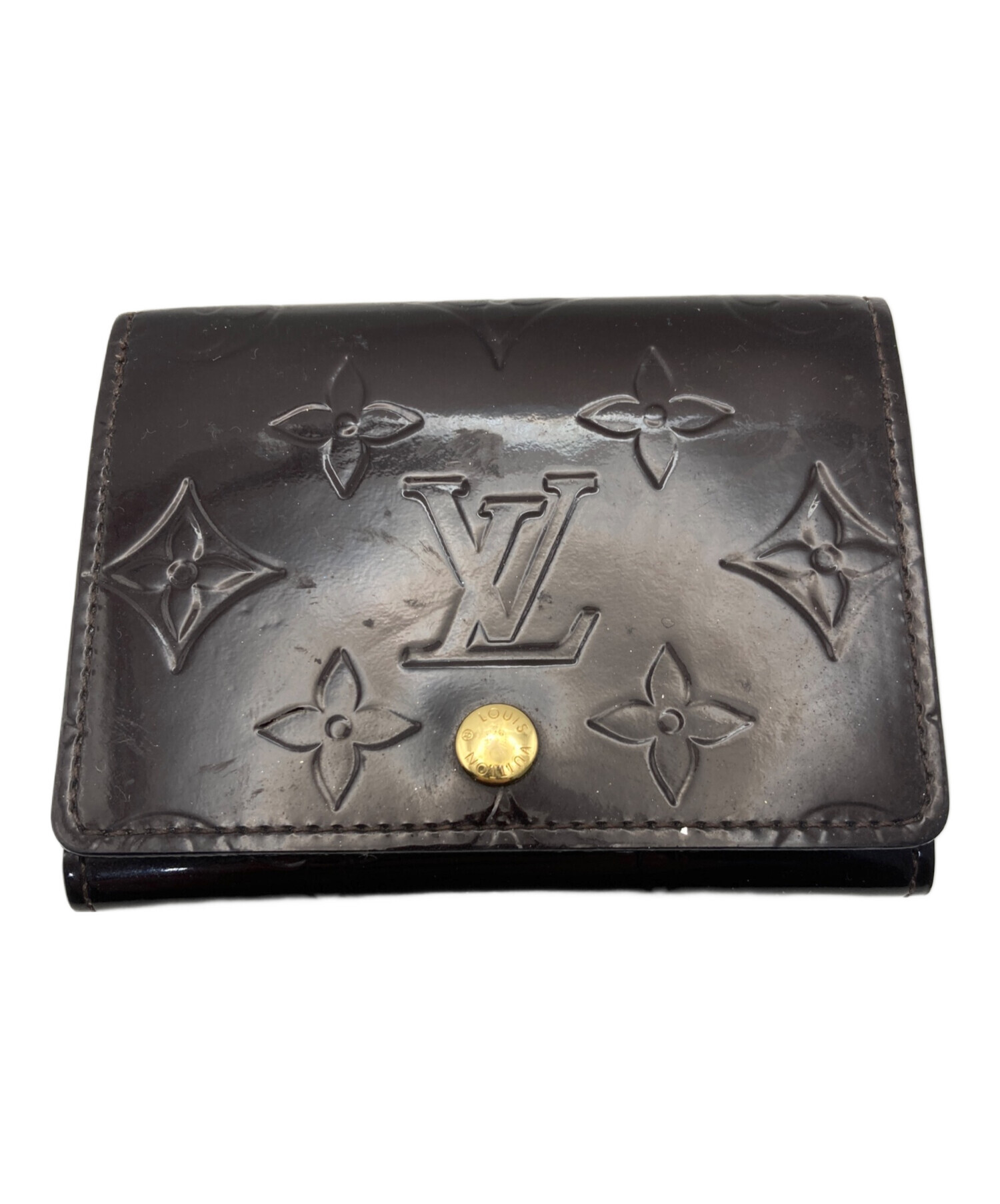 LOUIS LOUISVUITTONアマラントカードケースM91409