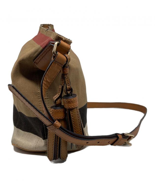 中古・古着通販】BURBERRY (バーバリー) 巾着ショルダーバッグ
