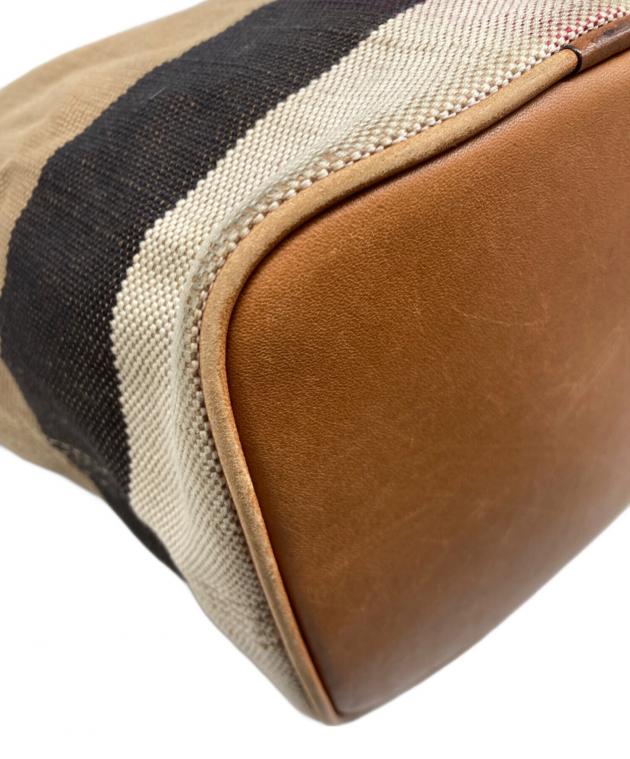 中古・古着通販】BURBERRY (バーバリー) 巾着ショルダーバッグ