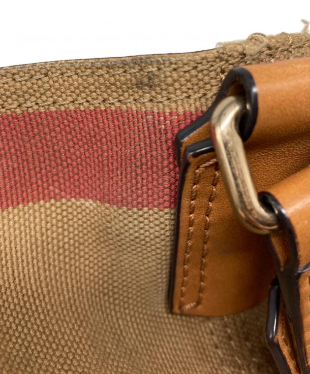 中古・古着通販】BURBERRY (バーバリー) 巾着ショルダーバッグ