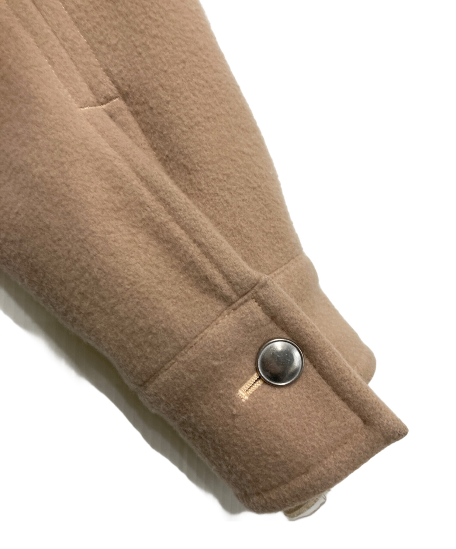 中古・古着通販】sulvam (サルバム) ウールショートブルゾン ベージュ