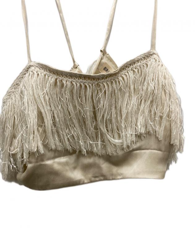 中古・古着通販】ERiKOKATORi (エリコカトリ) fringe silk camisole