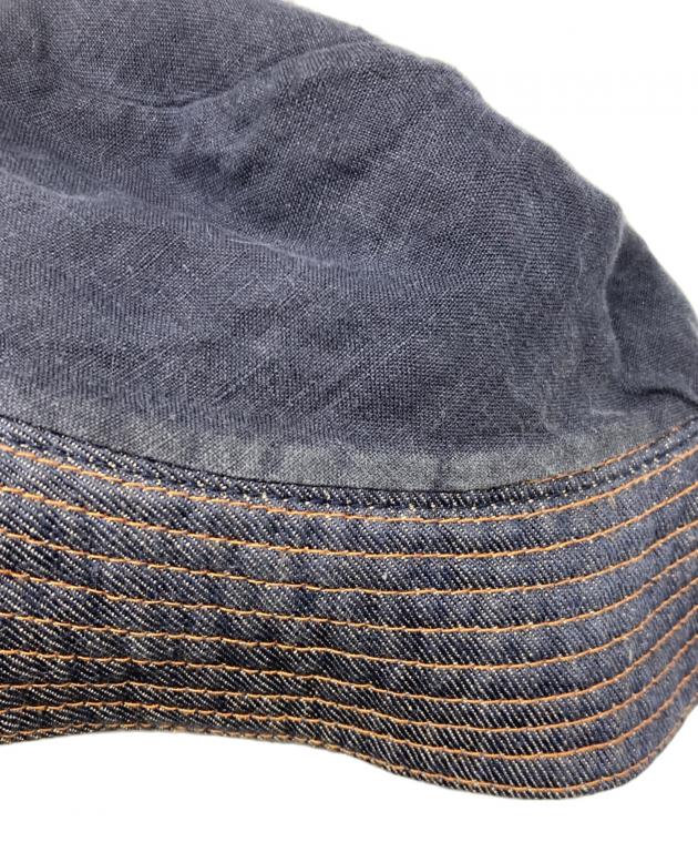 中古・古着通販】HERMES (エルメス) リネンインディゴバケットハット