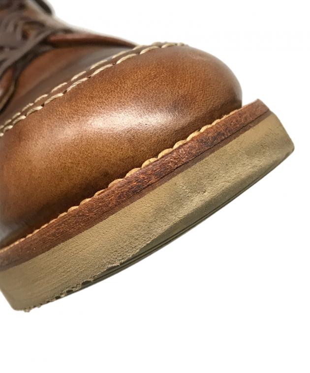 ALDEN ブラウンレザーシューズ 6D 中古・古着通販】Alden (オールデン) インディブーツ ブラウン サイズ