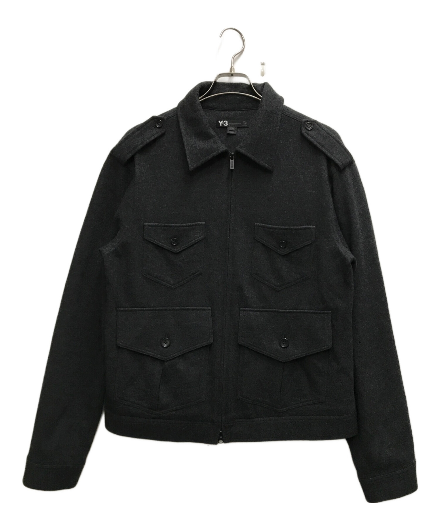 中古・古着通販】Y-3 (ワイスリー) ウールダブルジップスイングトップ 