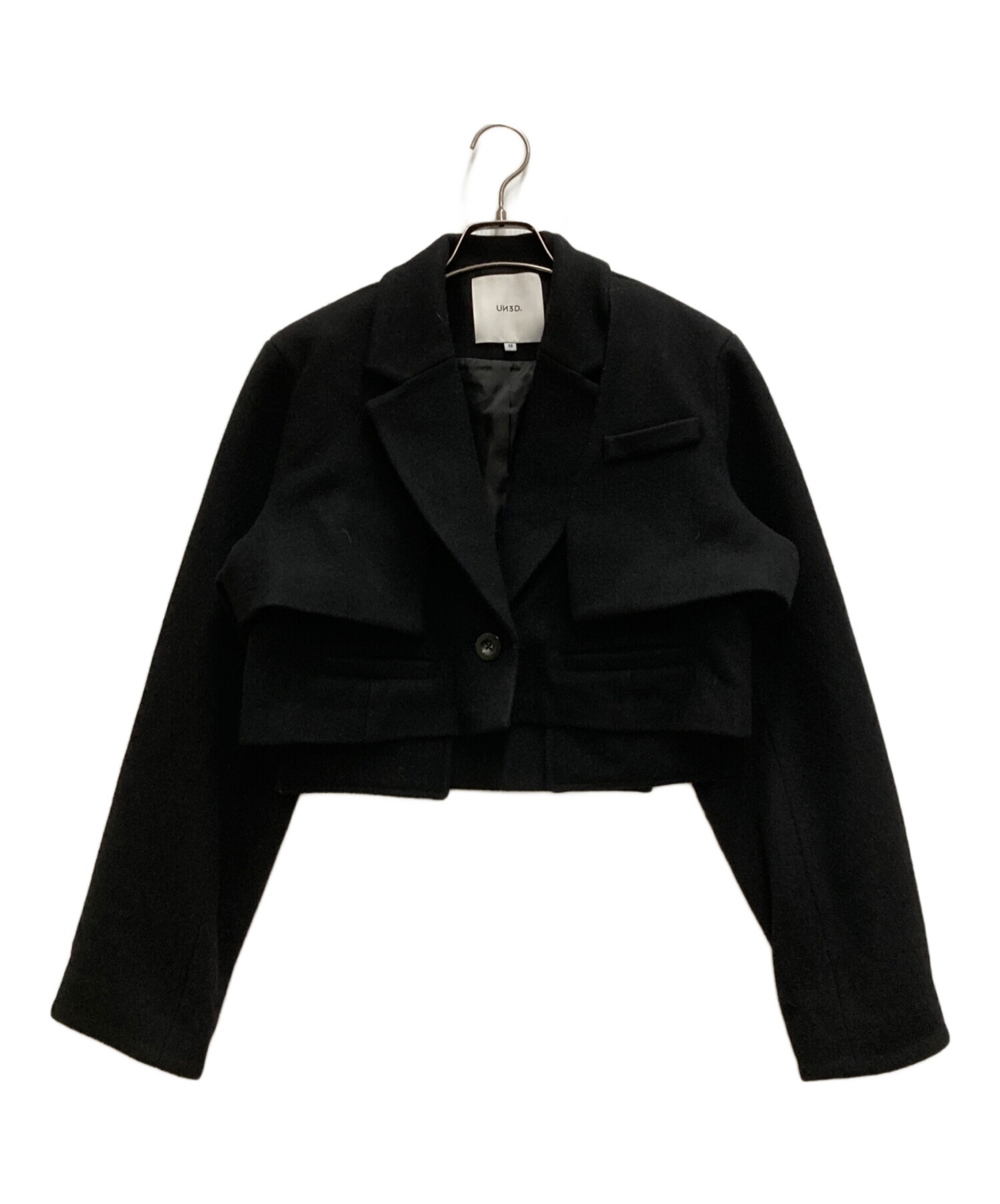 中古・古着通販】UN3D. (アンスリード) レイヤードウールショート