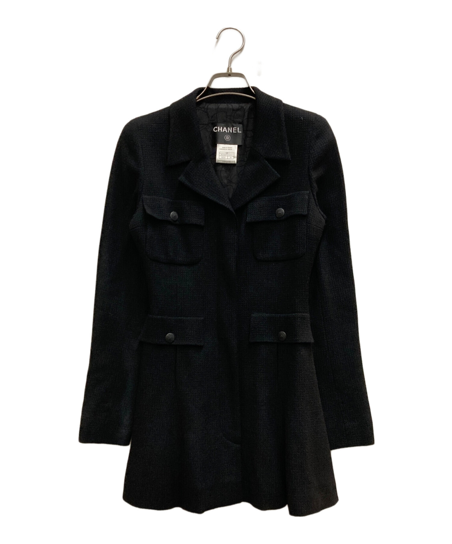 中古・古着通販】CHANEL (シャネル) ココボタン ウール ジャケット 