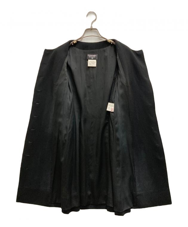 中古・古着通販】CHANEL (シャネル) グリポアボタンロングジャケット