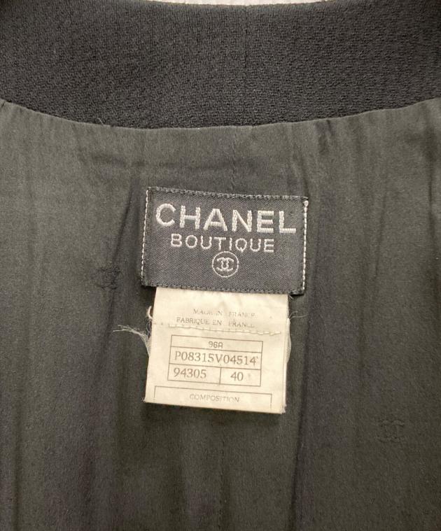 中古・古着通販】CHANEL (シャネル) グリポアボタン ロングジャケット