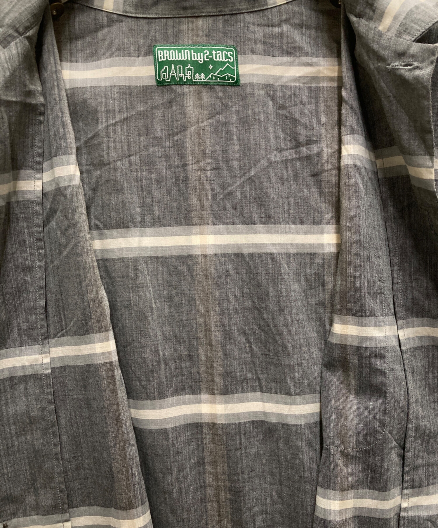 中古・古着通販】BROWN by 2-tacs (ブラウンバイツータックス) 半袖