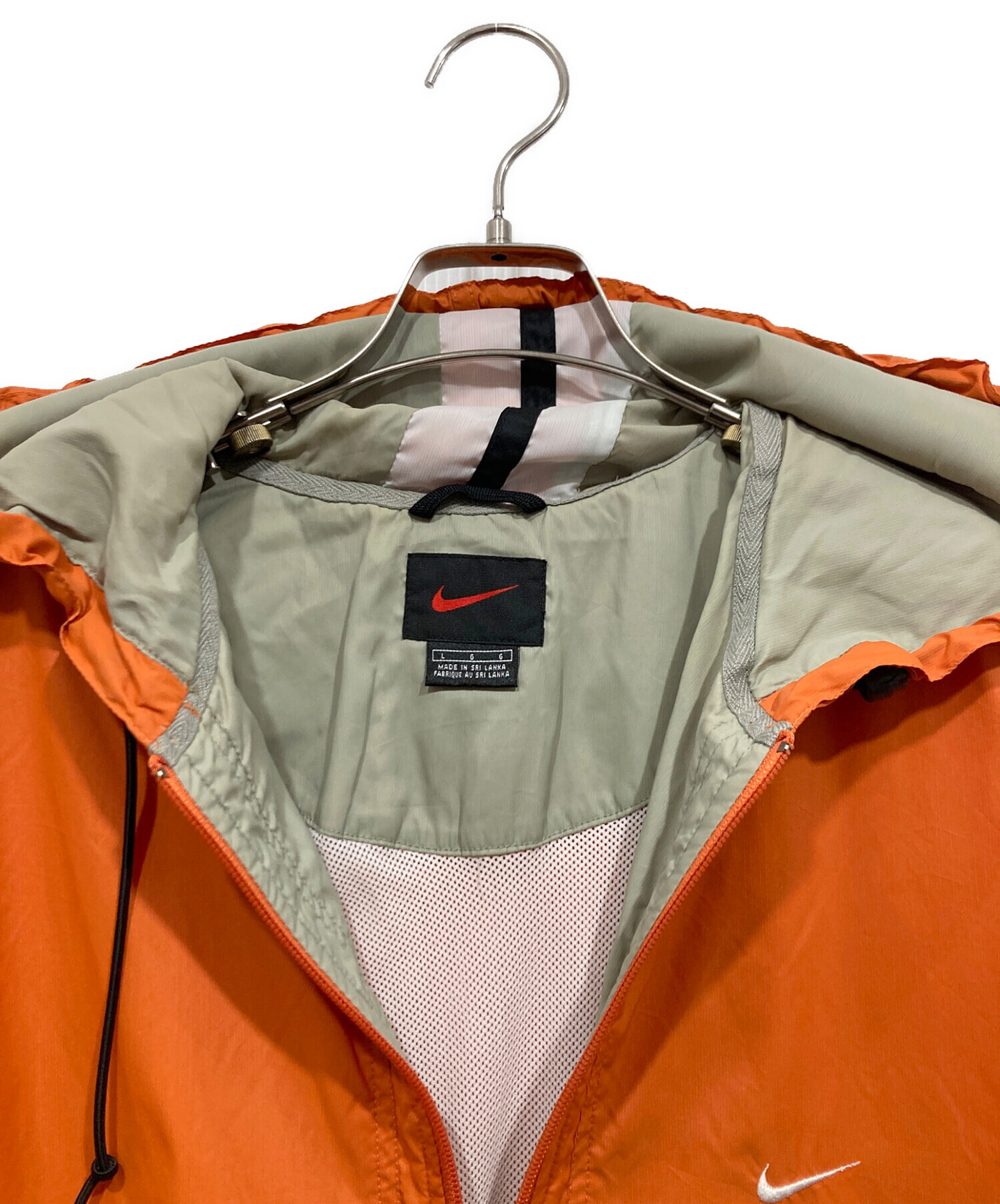 中古・古着通販】NIKE (ナイキ) 90`Sアノラック オレンジ サイズ:L