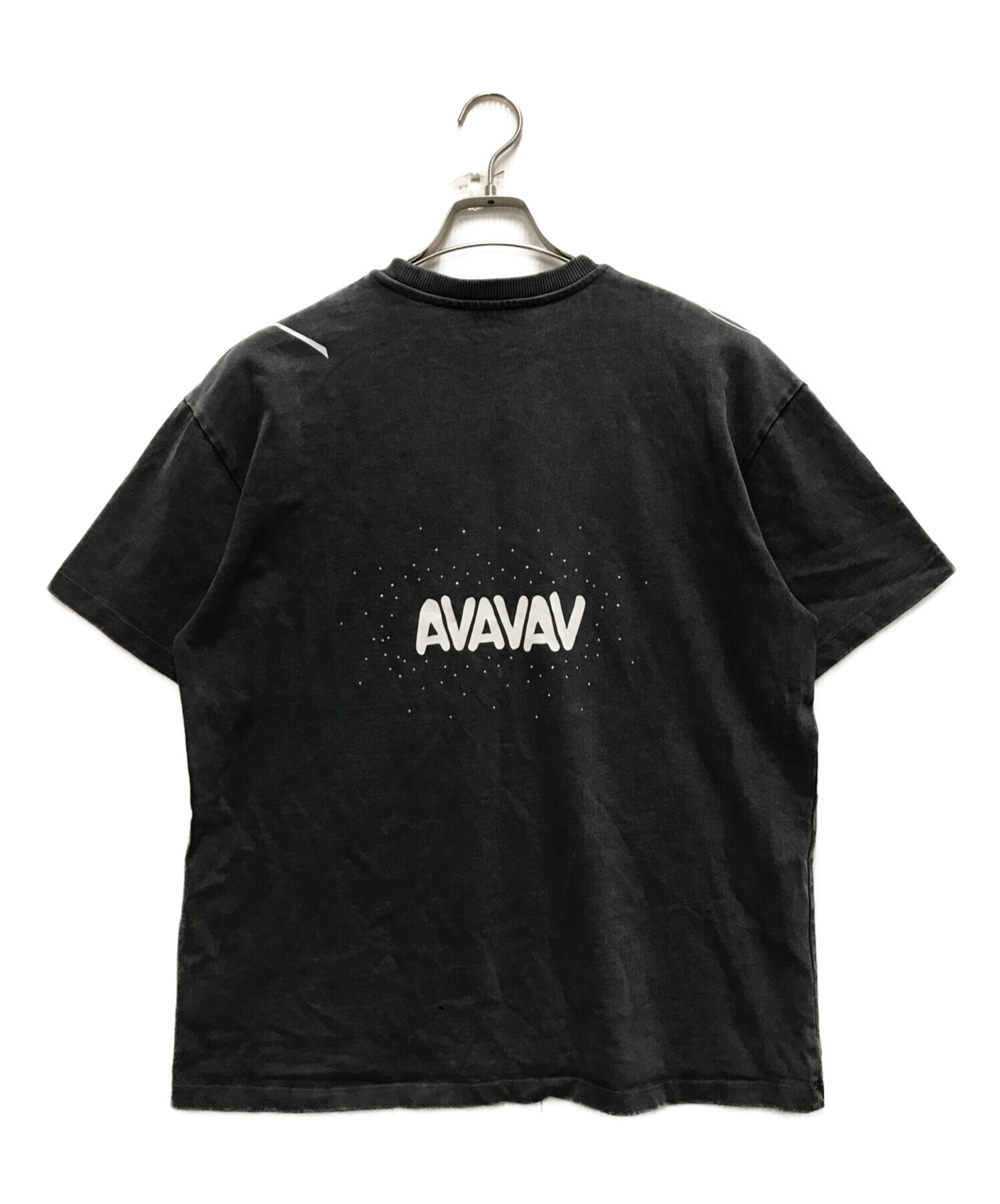 中古・古着通販】Avavav (アヴァヴァヴ) FILTHY TEE ブラック サイズ:S 
