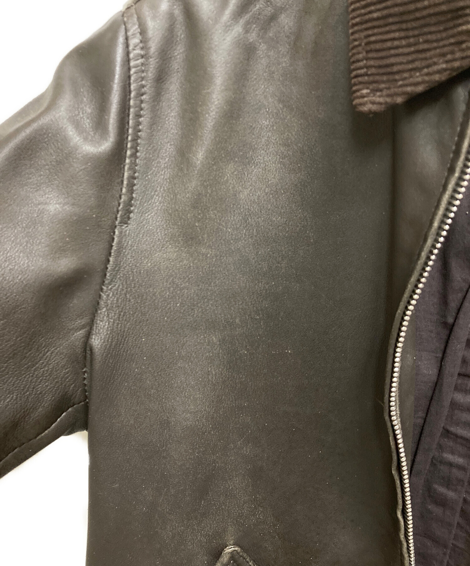 中古・古着通販】A.P.C. (アーペーセー) MOTO BLOUSON ブラウン サイズ