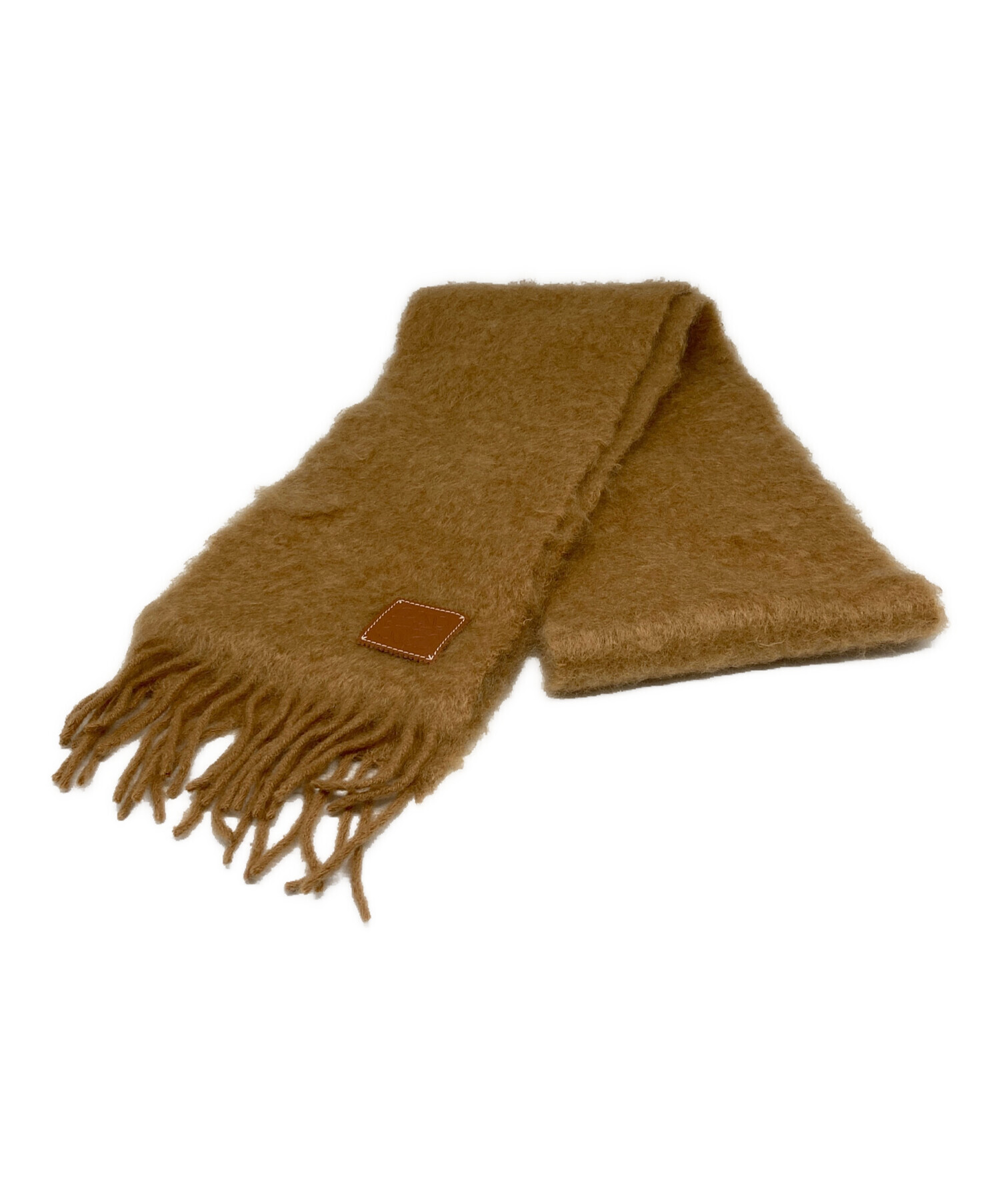 中古・古着通販】LOEWE (ロエベ) モヘアマフラー ベージュ｜ブランド