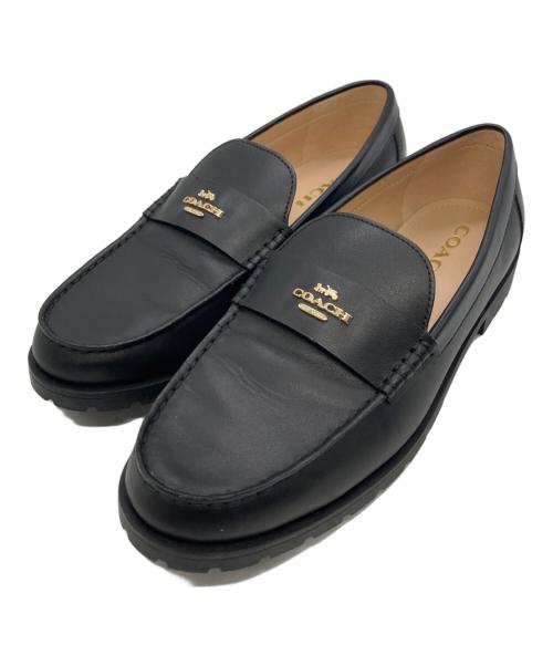 中古・古着通販】COACH (コーチ) ジャニーローファー ブラック サイズ