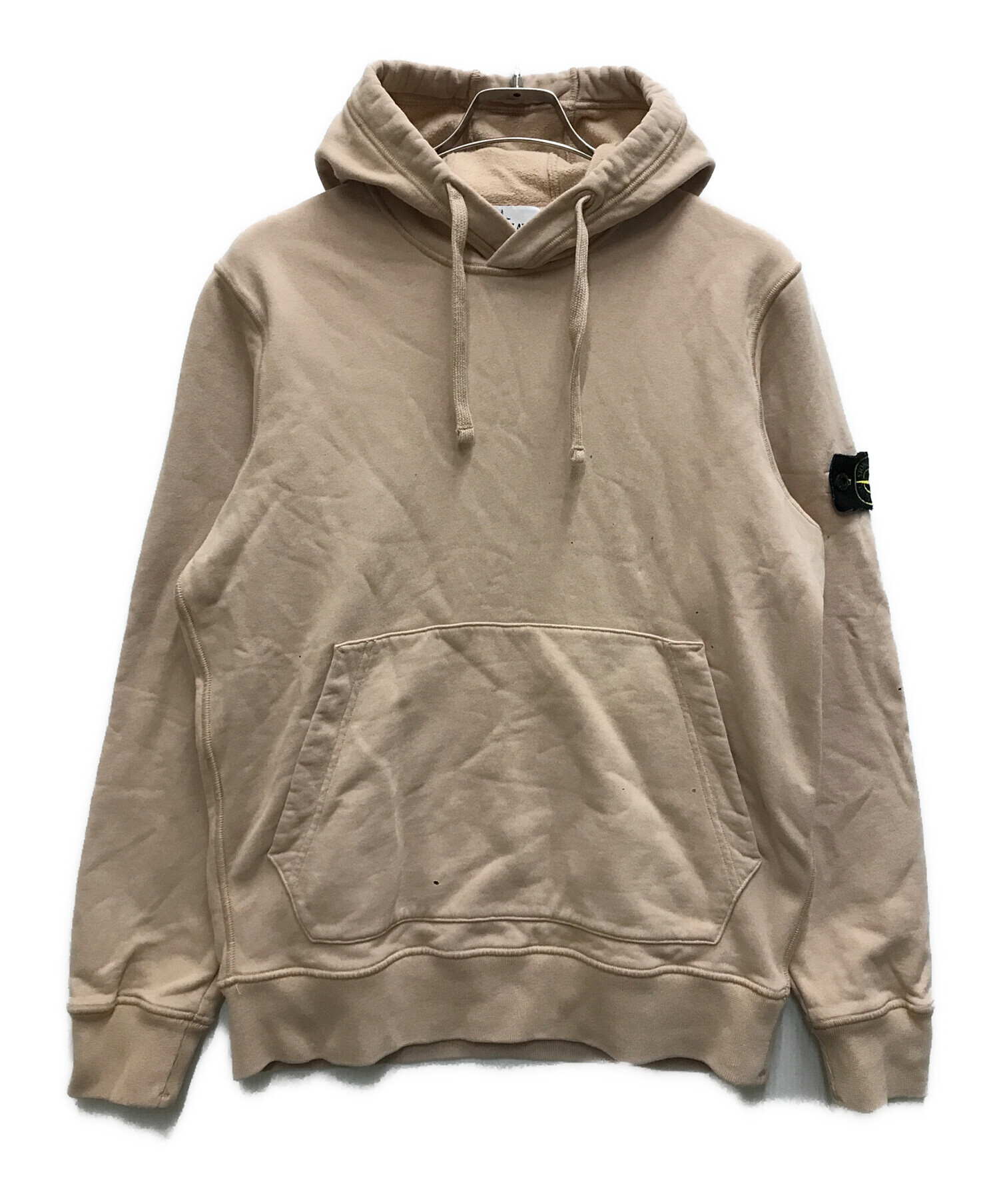 【ま】STONE  ガーメントダイ　スウェットパーカー　からし 対テロリストの STONE ISLAND ガーメントダイ スウェットパーカー から