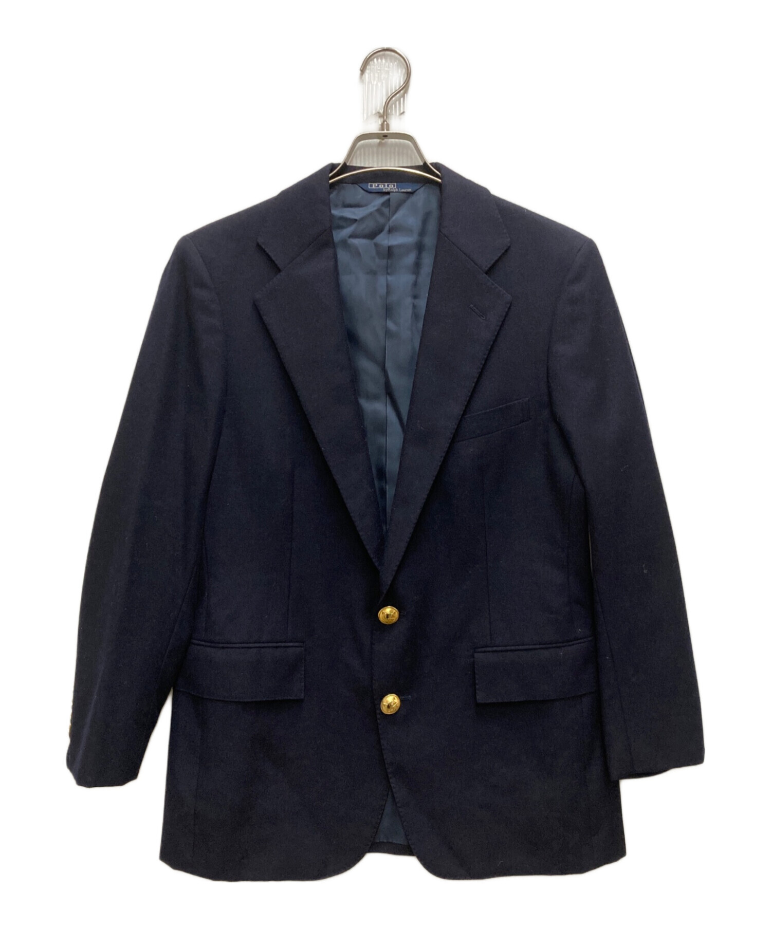 新品未使用品　ポロラルフローレン　ロング紺ブレ 中古・古着通販】POLO RALPH LAUREN (ポロ・ラルフローレン) 90s