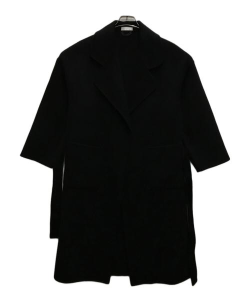 中古・古着通販】ok.soon (オクスン) ライトメルトンコート ブラック