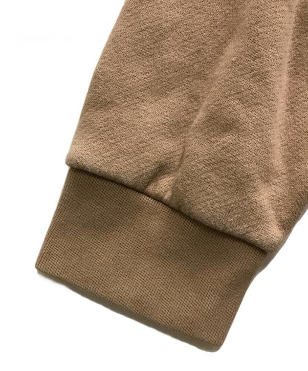 中古・古着通販】GUCCI (グッチ) ロゴハーフジップパーカー ブラウン