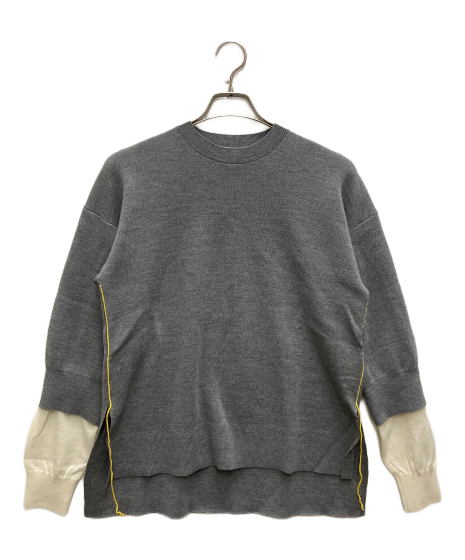 中古・古着通販】ENFOLD (エンフォルド) Cash feel レイヤードニット