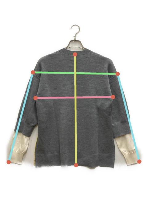 中古・古着通販】ENFOLD (エンフォルド) Cash feel レイヤードニット