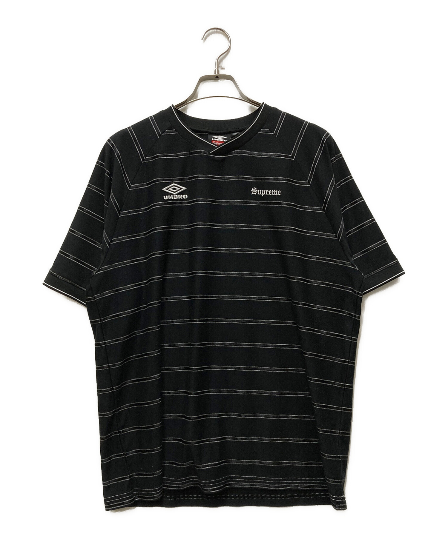 シュプリーム　アンブロ　サッカージャージ　サイズM 新品未使用】Supreme Umbro Stripe Soccer Jersey シュプリーム