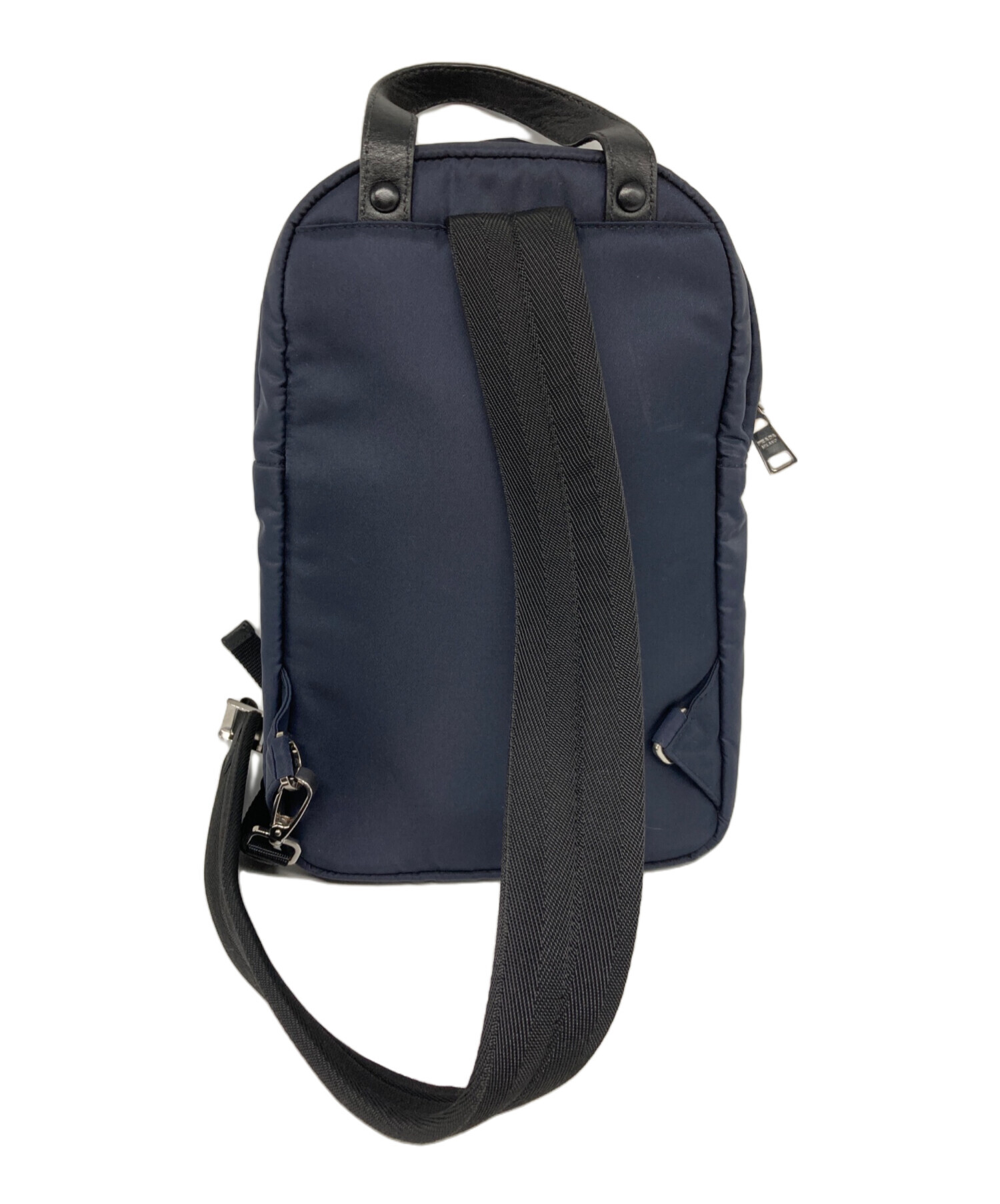 中古・古着通販】PRADA (プラダ) ナイロンボディバッグ ネイビー