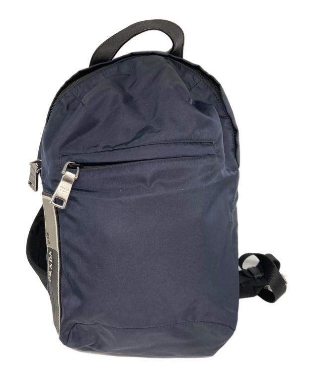 中古・古着通販】PRADA (プラダ) ナイロンボディバッグ ネイビー