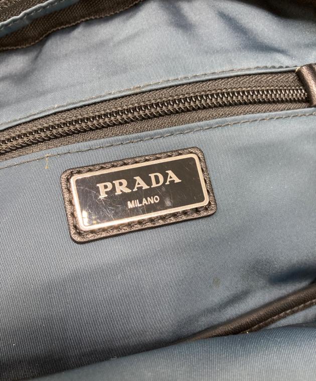 中古・古着通販】PRADA (プラダ) ナイロンボディバッグ ネイビー