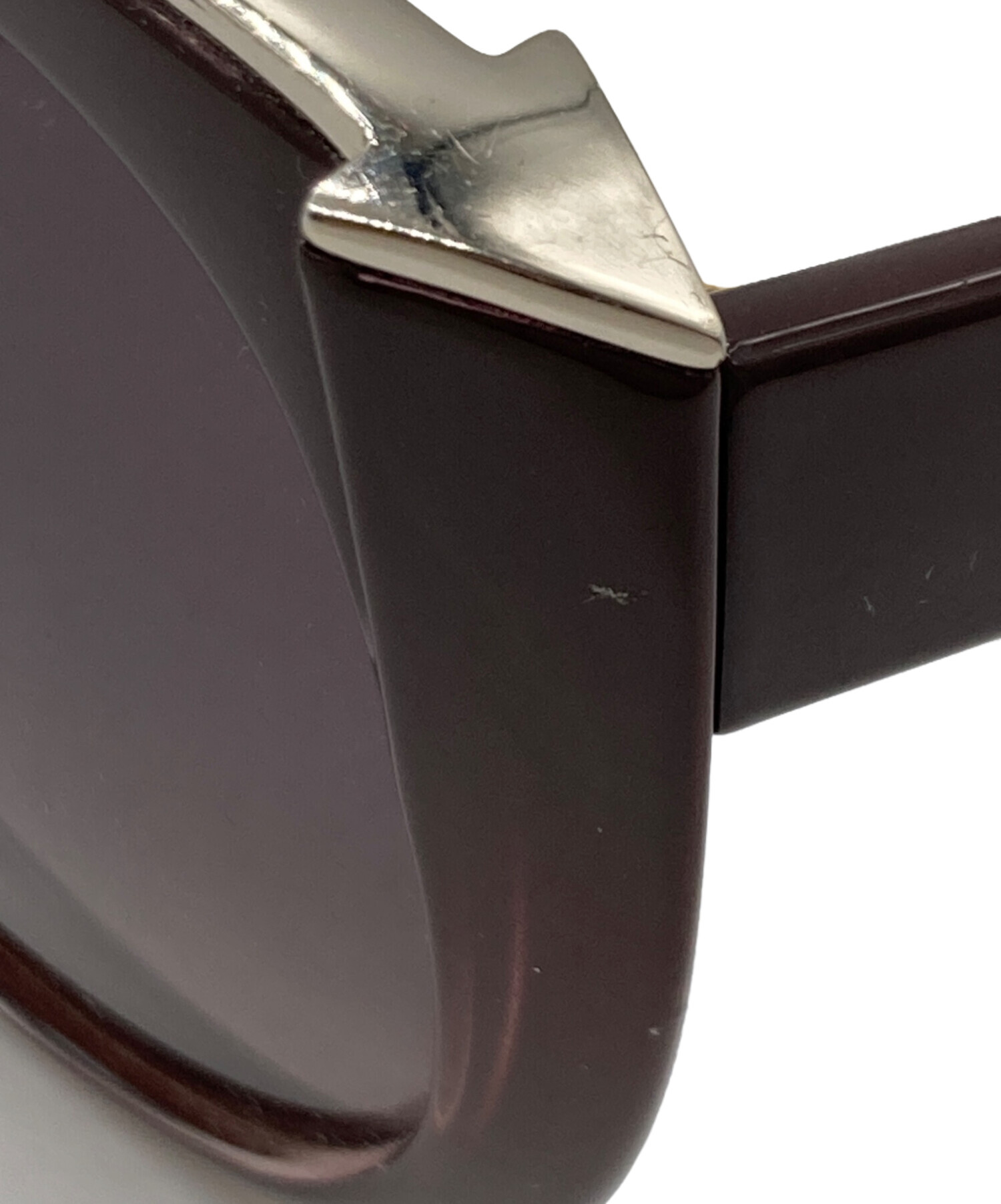 中古・古着通販】Chloe (クロエ) サングラス ボルドー サイズ:55?19