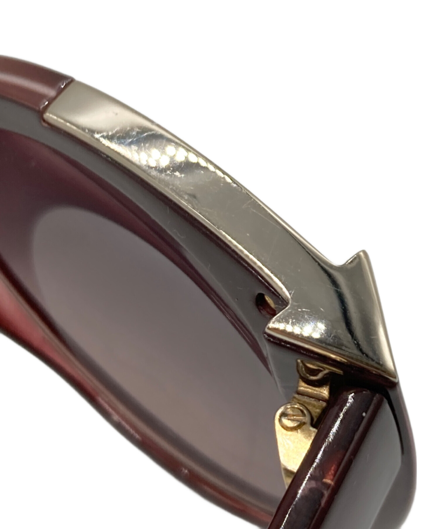 中古・古着通販】Chloe (クロエ) サングラス ボルドー サイズ:55?19