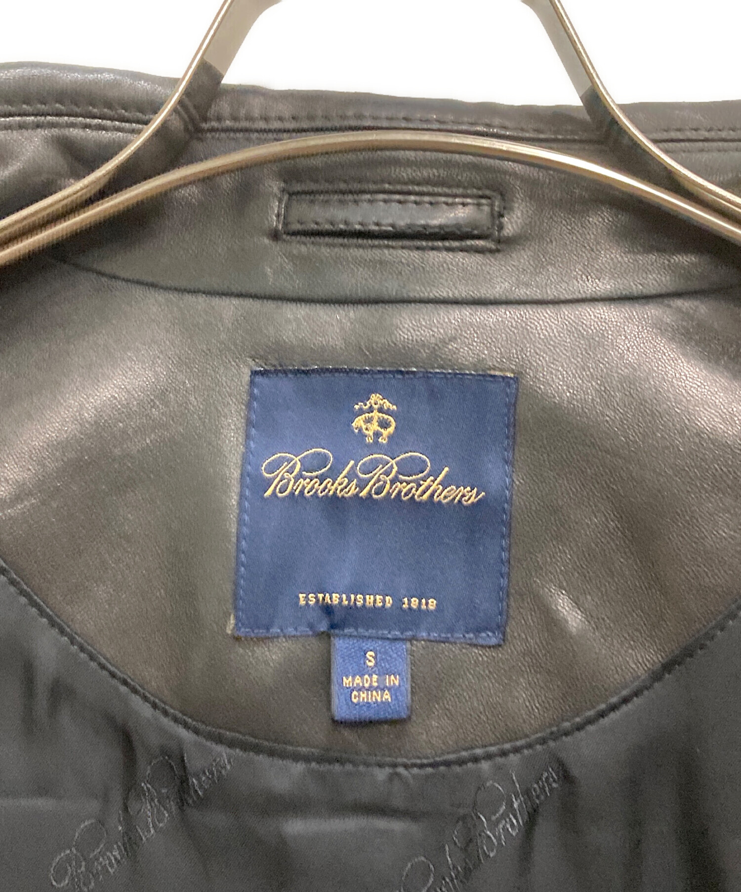 中古・古着通販】BROOKS BROTHERS (ブルックスブラザーズ) ラムレザー
