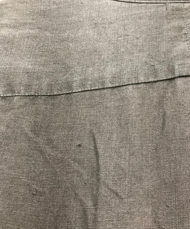 中古・古着通販】orSlow (オアスロウ) リネン100% ノーカラーシャツ