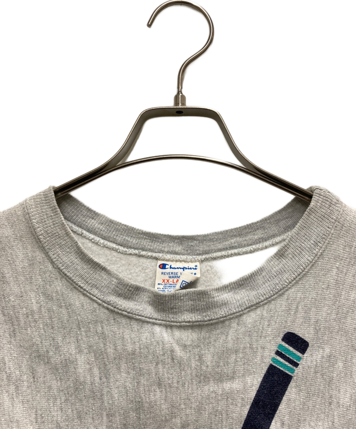 90s Vintage チャンピオン リバースウィーブ 両面 染み込み XXL 中古・古着通販】Champion REVERSE WEAVE (チャンピオン リバース