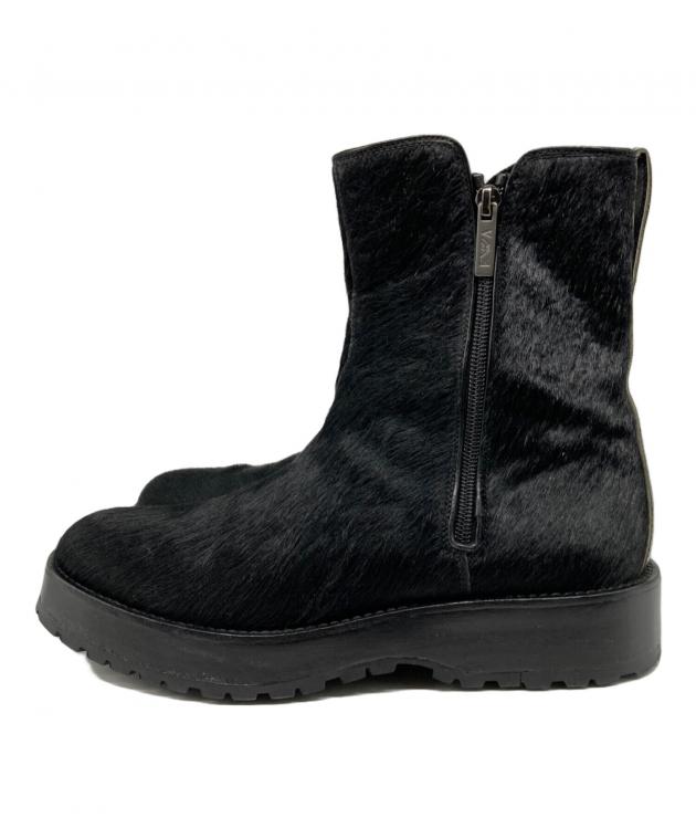 新品未使用品 自宅保管 ARMANI エンポリオ アルマーニ レザーブーツ 黒 中古・古着通販】EMPORIO ARMANI (エンポリオアルマーニ) 00's