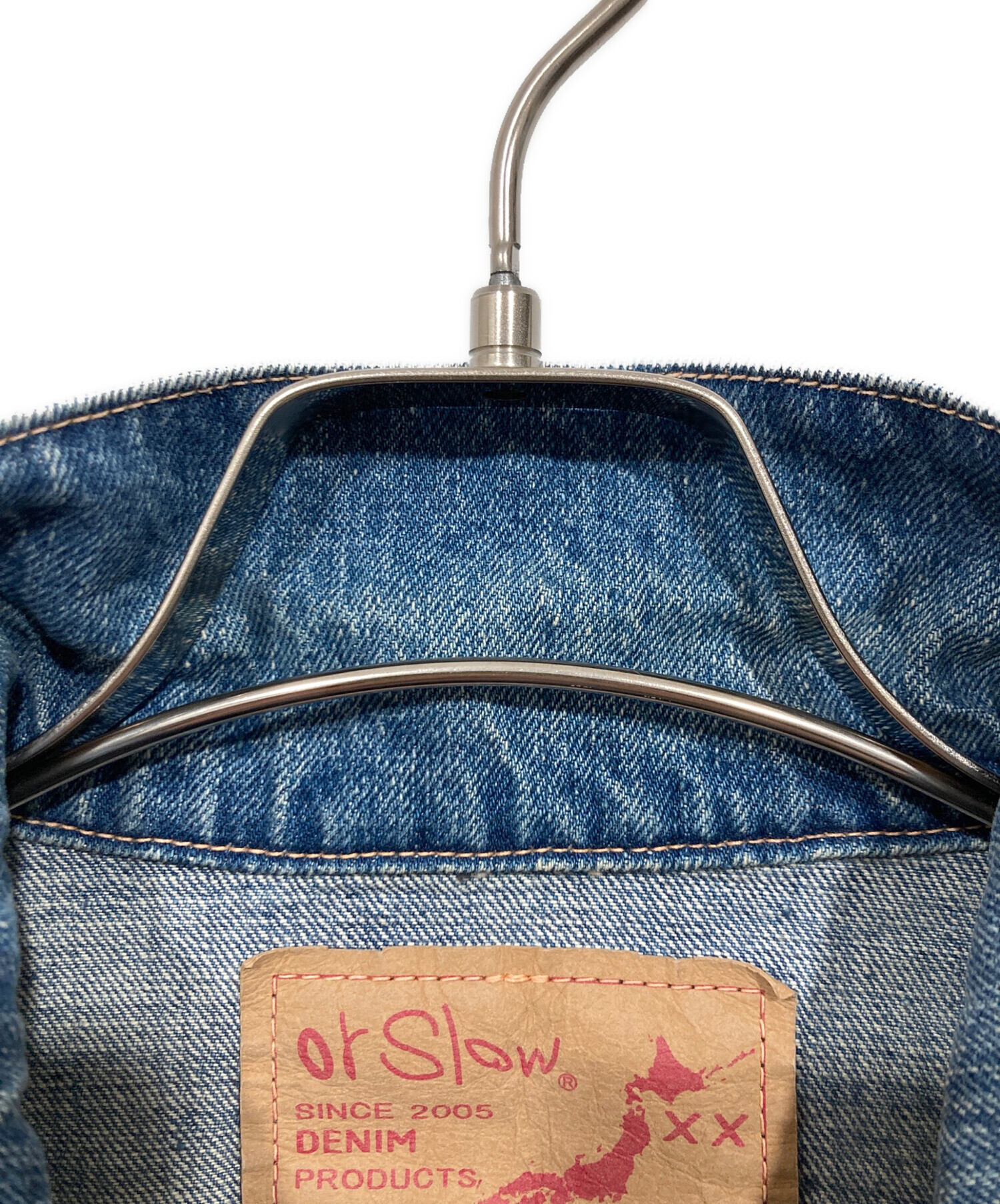 中古・古着通販】orSlow (オアスロウ) 3rd型デニムジャケット ネイビー