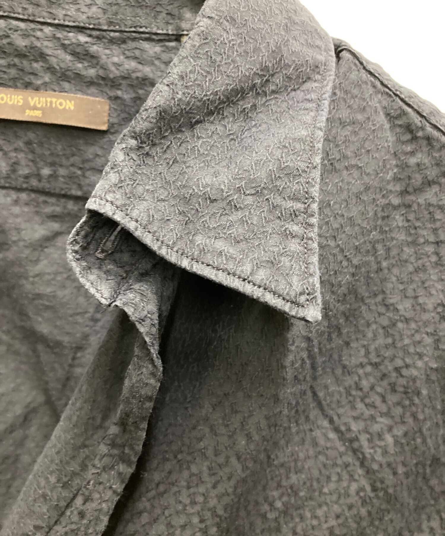 中古・古着通販】LOUIS VUITTON (ルイ ヴィトン) 長袖シャツ ブラック