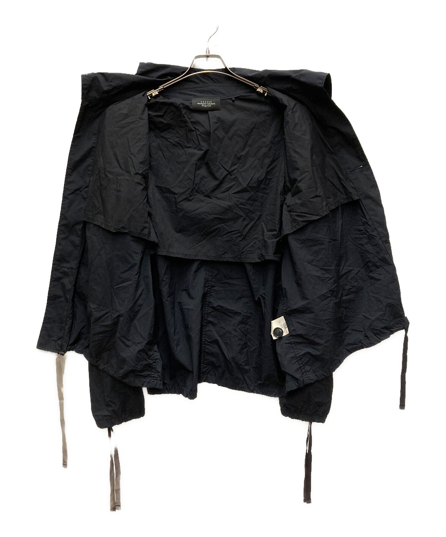 中古・古着通販】UNUSED (アンユーズド) nylon pocket jacket ブラック