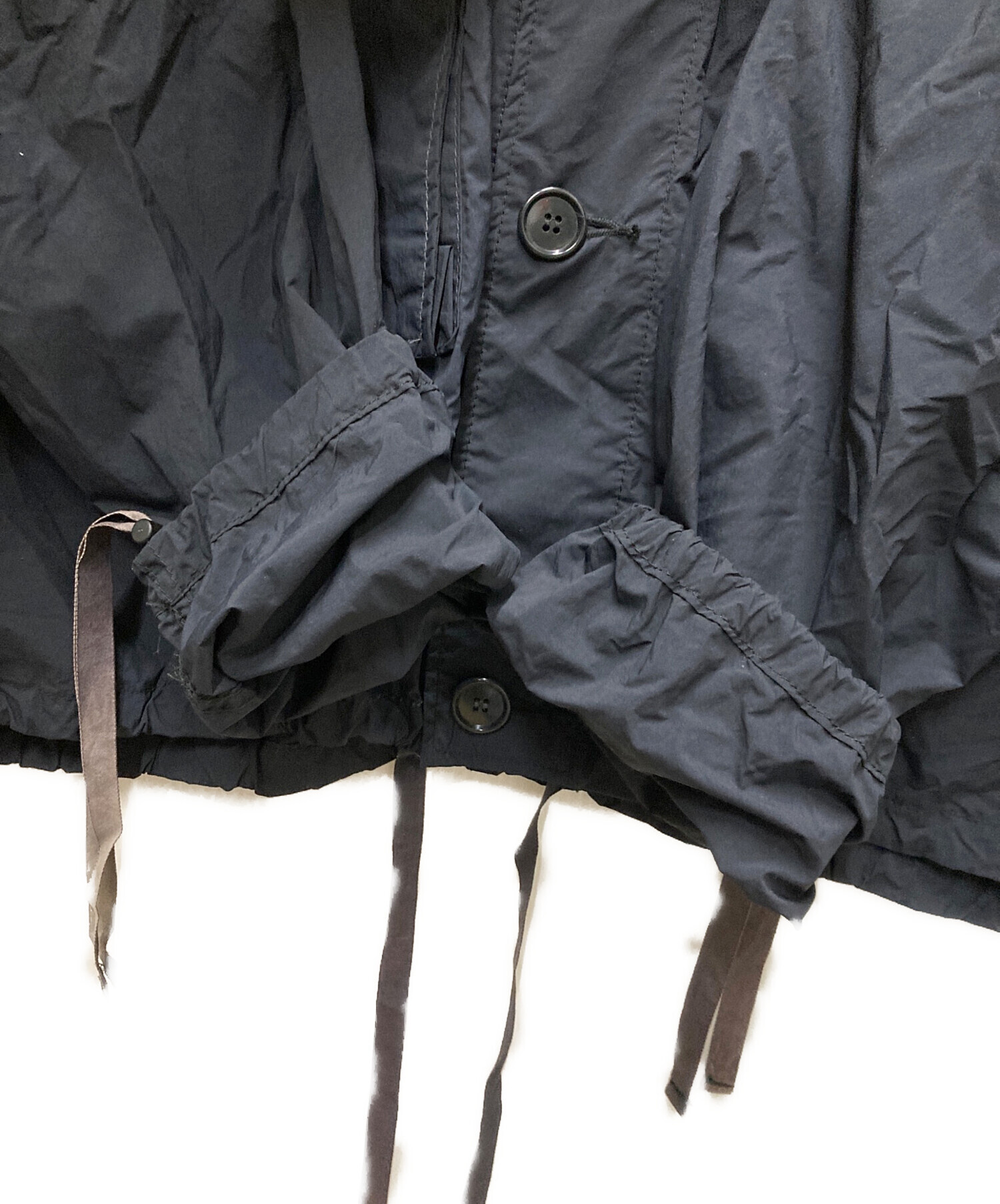 中古・古着通販】UNUSED (アンユーズド) nylon pocket jacket ブラック