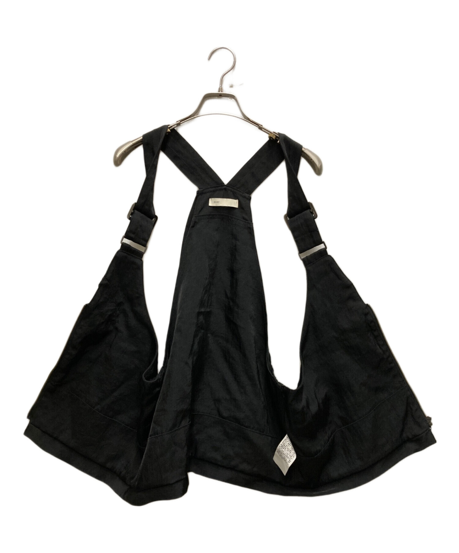 中古・古着通販】ENOF (イナフ) TWILL BAG VEST ブラック サイズ:FREE