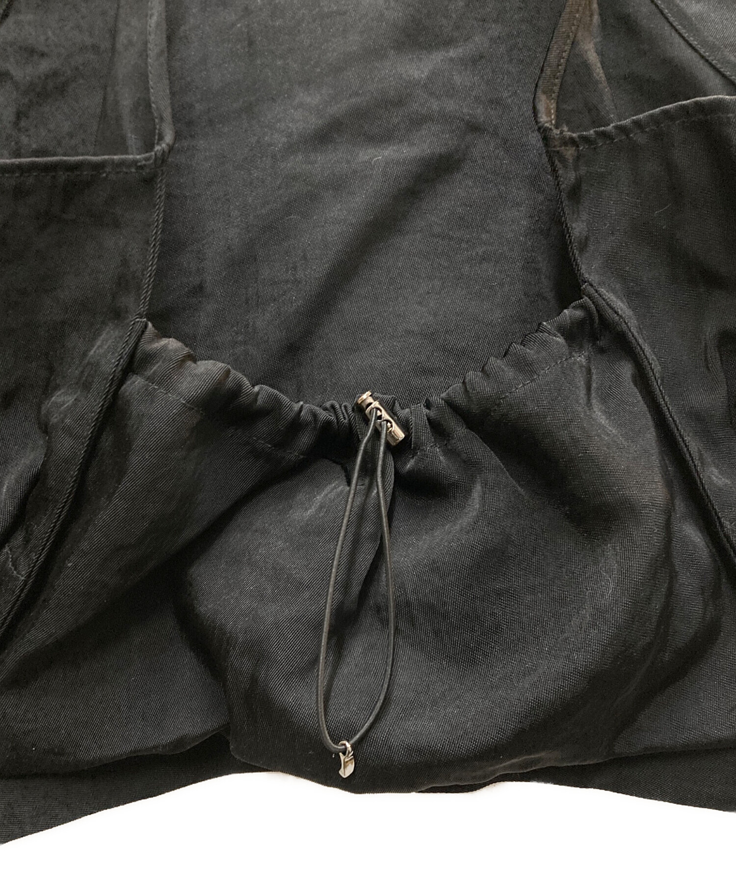 中古・古着通販】ENOF (イナフ) TWILL BAG VEST ブラック サイズ:FREE